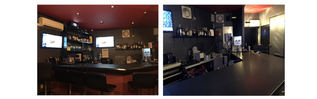 武蔵村山BARマーリンの店内